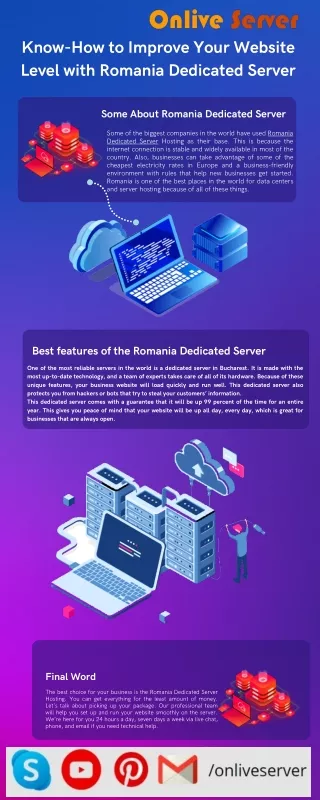 Build Your Online Business with Romania Dedicated Server - Onlive Server