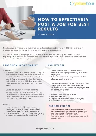 How to post for a job for better result?