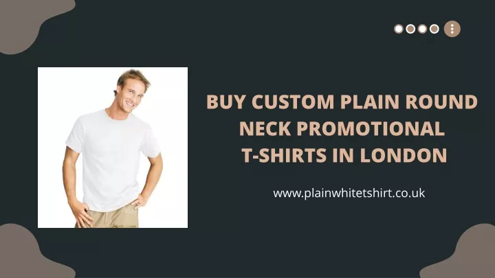 buy custom plain round neck promotional t shirts