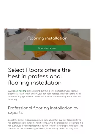Flooring installation in Marietta, GA from Select Floors