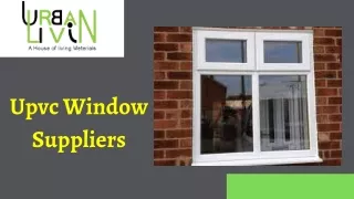 upvc window suppliers