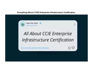 everything about ccie enterprise infrastructure