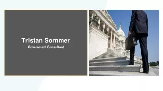 Tristan Sommer | Government Consultant