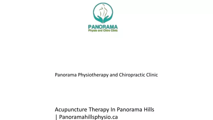 panorama physiotherapy and chiropractic clinic