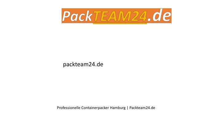 packteam24 de