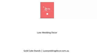 Gold Cake Stands  Luxeweddingdecor.com.au