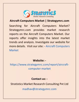 aircraft computers market strategymrc com