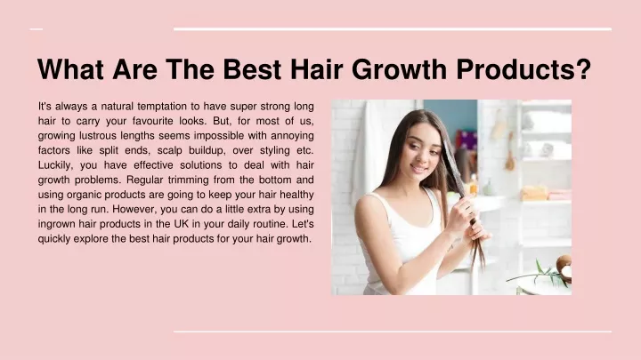 what are the best hair growth products