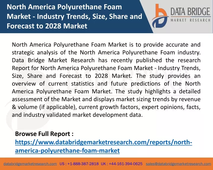 north america polyurethane foam market industry