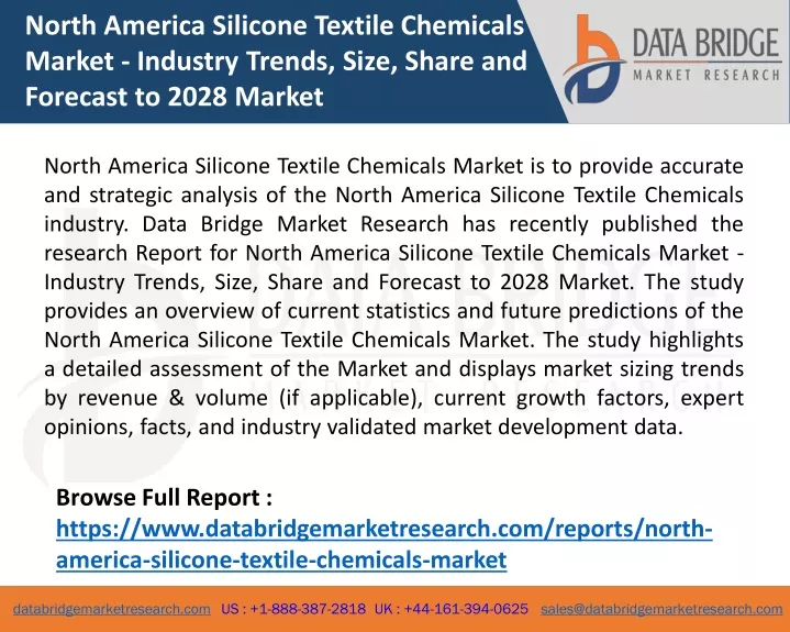 north america silicone textile chemicals market