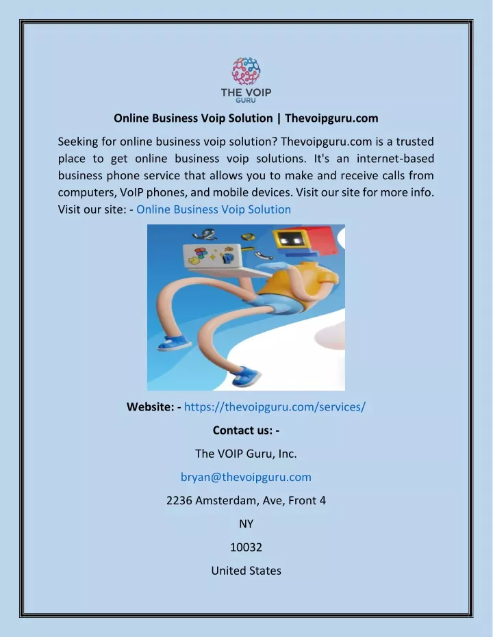 online business voip solution thevoipguru com