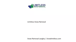 limitless snow removal
