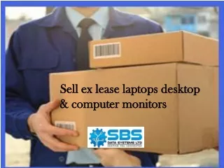 Sell ex lease laptops desktop & computer monitors