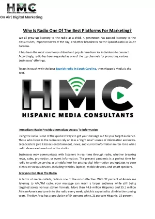 Why Is Radio One Of The Best Platforms For Marketing?