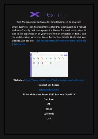task management software for small business