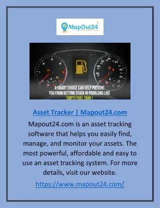asset tracker mapout24 com