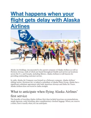 what happens when your flight gets delay with