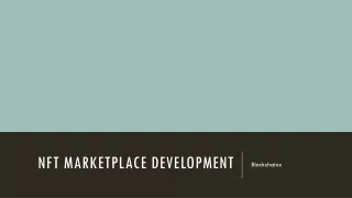 nft marketplace development