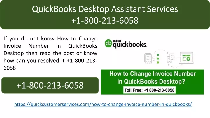 quickbooks desktop assistant services