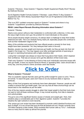 gutamin 7 reviews does gutamin 7 digestive health