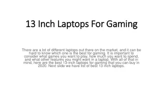 best laptops 13 inch