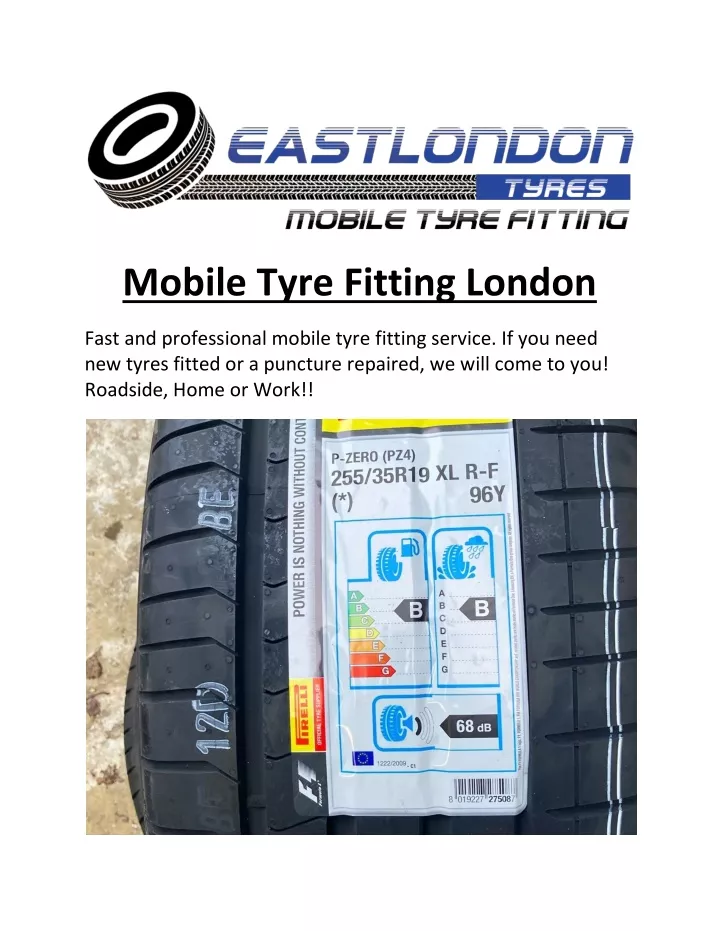 mobile tyre fitting london