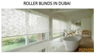 roller blinds in dubai