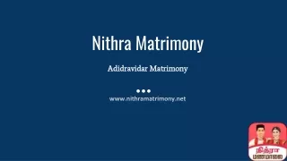 Most Genuine Adi Dravidar Brides & Grooms Tamil Matrimonial Site | Nithra Matrim