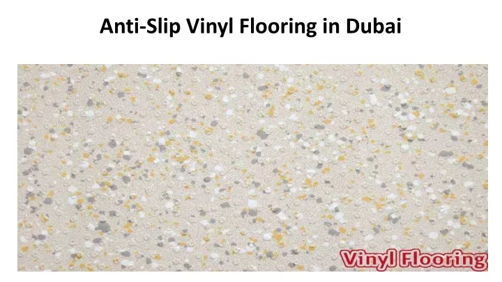 anti slip vinyl flooring in dubai