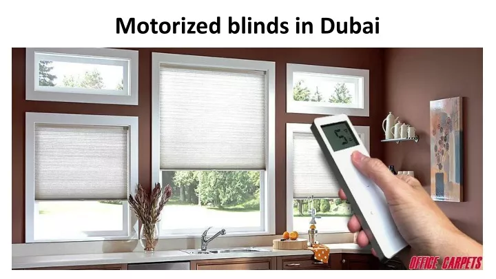 motorized blinds in dubai