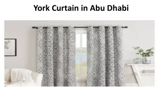 york curtain in abu dhabi