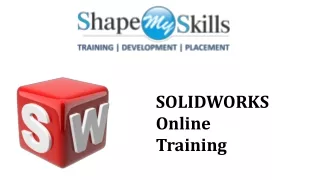 Best Learning institute Solidworks Online Training