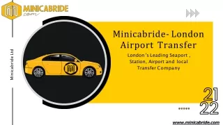 Minicabride-London Airport transfer Company