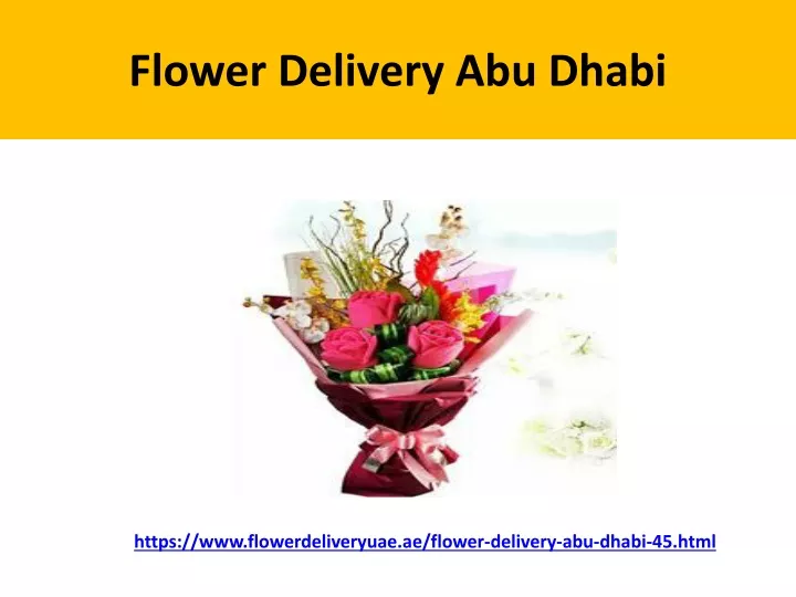 flower delivery abu dhabi