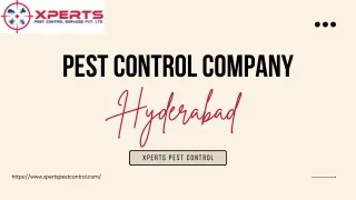 Pest control Hyderabad  | Xperts Pest Control