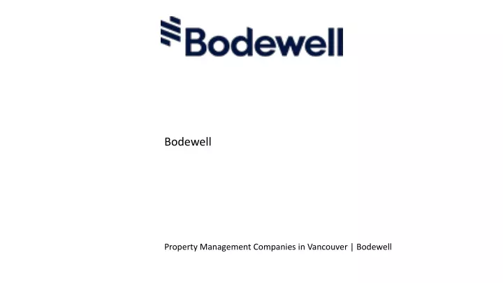 bodewell