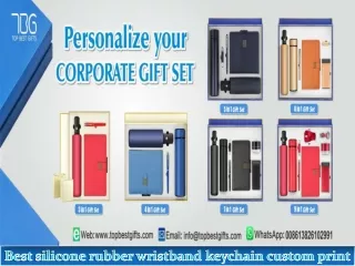 Best silicone rubber wristband keychain custom print