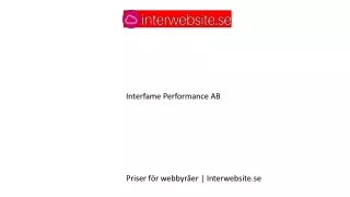 interfame performance ab
