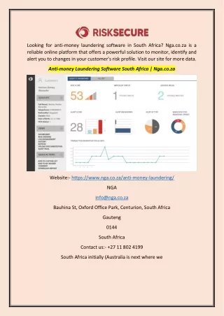 Anti-money Laundering Software South Africa  Nga.co.za