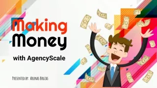 making money with agencyscale