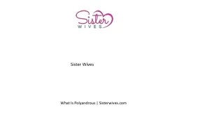 What Is Polyandrous  Sisterwives.com