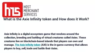 what is the axie infinity token and how does it work