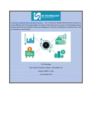 E-commerce Website Data Extraction Services | SS Technology