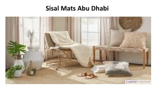 sisal mats abu dhabi