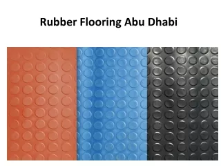 rubber flooring abu dhabi