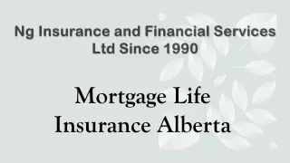 Mortgage Life Insurance Alberta