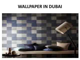 wallpaper in dubai