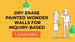 DRY ERASE PAINTED WONDER WALLS FOR INQUIRY-BASED LEARNING