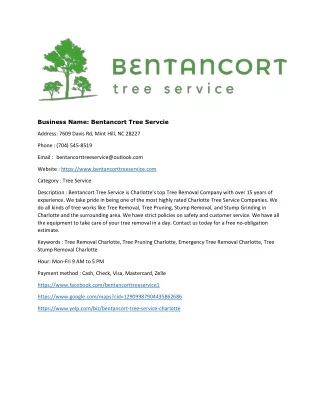 Bentancort Tree Servcie