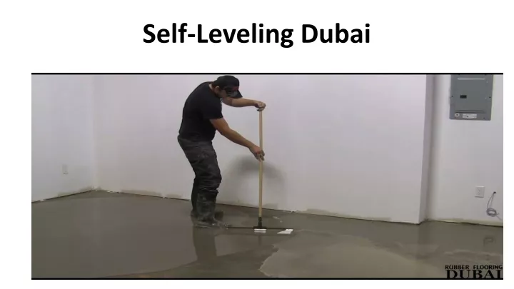 self leveling dubai